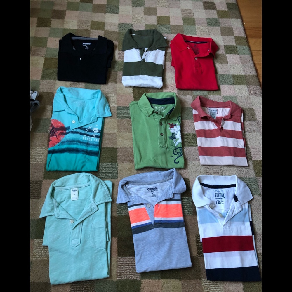 You pick 2 for $20 boys 10/12 polo shirts